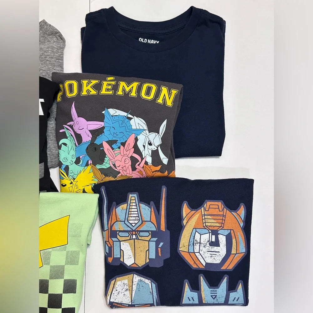 Bundle of 6 Boys T-Shirts - Picture 4 of 14